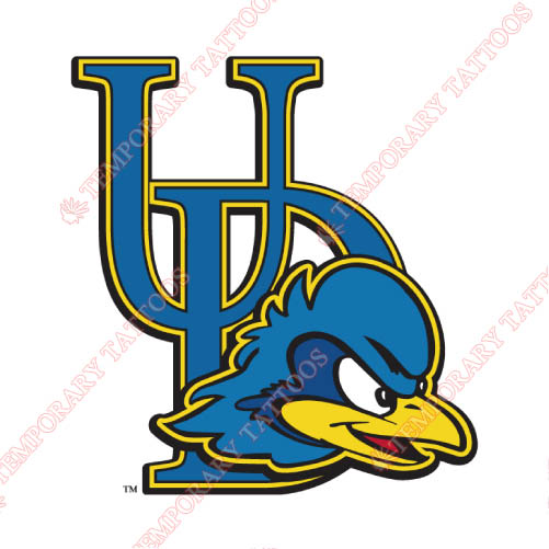Delaware Blue Hens Customize Temporary Tattoos Stickers NO.4236